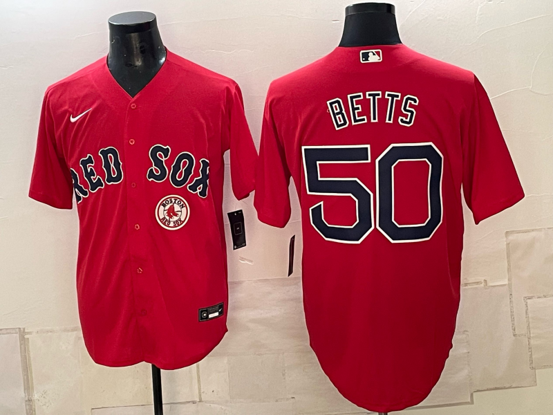 Men Boston Red Sox #50 Betts red 2026 Nike MLB Jerseys 101102